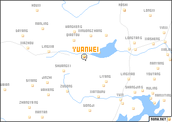 map of Yuanwei
