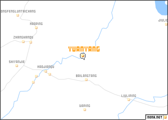 map of Yuanyang