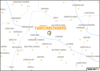 map of Yuanzhaizhuang