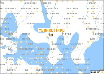 map of Yuawkutikpo