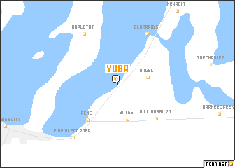 map of Yuba