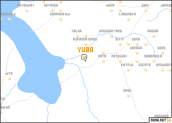 map of Yuba