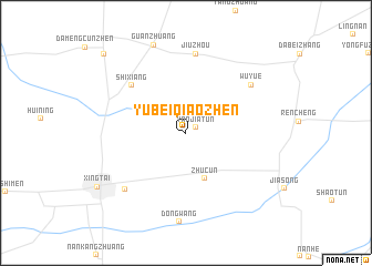 map of Yubeiqiaozhen