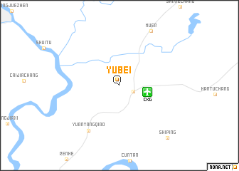 map of Yubei