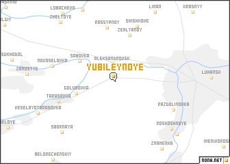 map of Yubileynoye