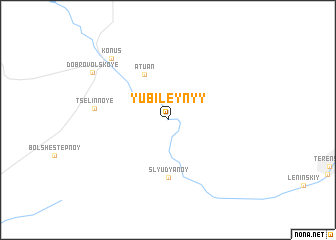 map of Yubileynyy