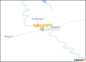 map of Yubileynyy