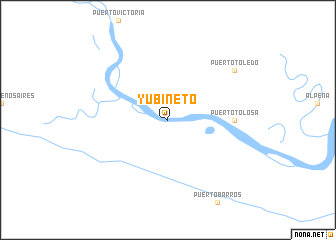 map of Yubineto