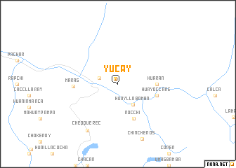 map of Yucay