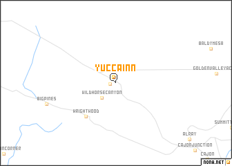 map of Yucca Inn