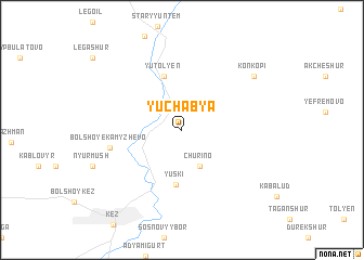 map of Yuchab\