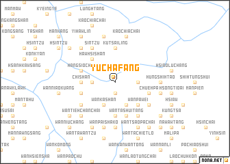 map of Yu-chafang