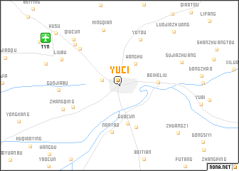 map of Yuci