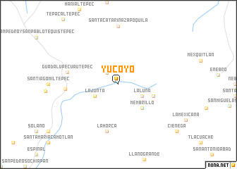 map of Yucoyo