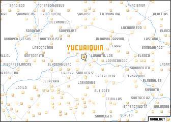 map of Yucuaiquín