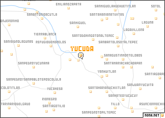 map of Yucudá