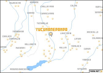 map of Yucumane Pampa