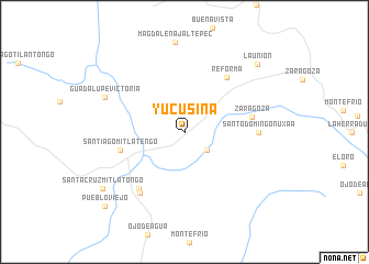 map of Yucusina