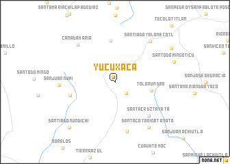 map of Yucuxaca