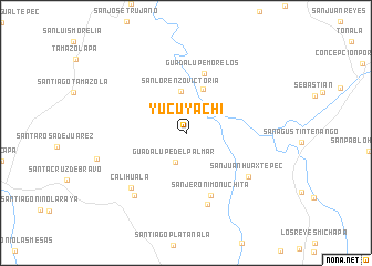 map of Yucuyachi