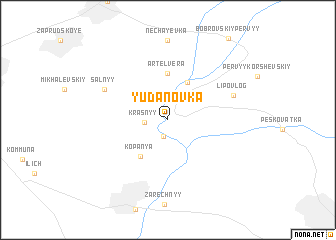 map of Yudanovka