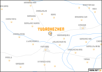 map of Yudaohezhen