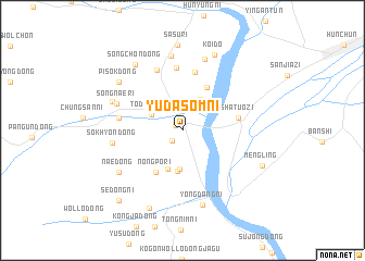 map of Yudasŏm-ni