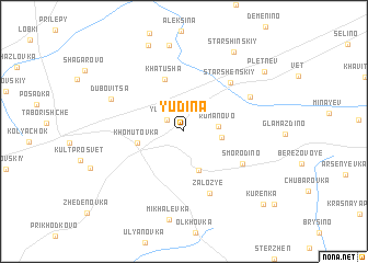 map of Yudina