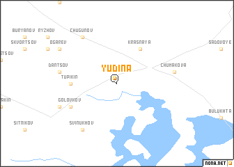 map of Yudina