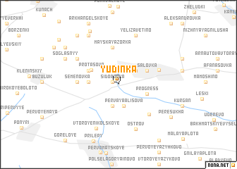 map of Yudinka