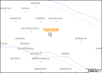 map of Yudinka