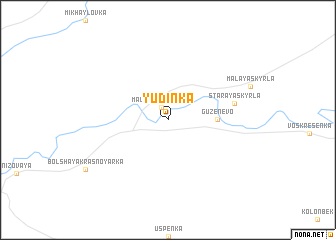 map of Yudinka