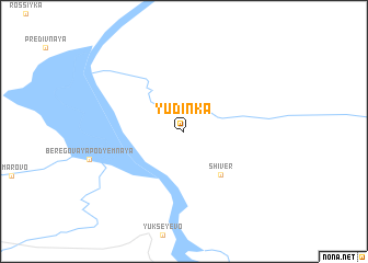 map of Yudinka