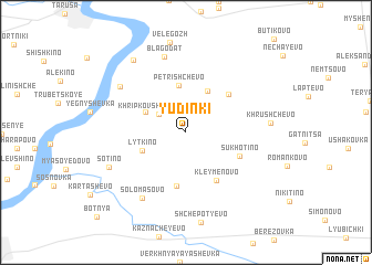 map of Yudinki