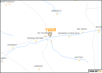 map of Yudin