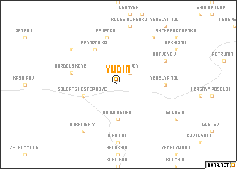 map of Yudin