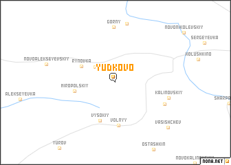 map of Yudkovo