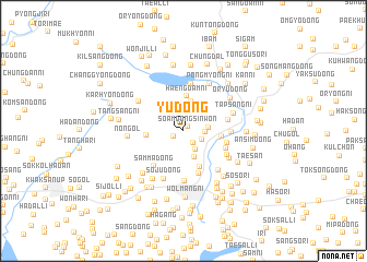 map of Yu-dong