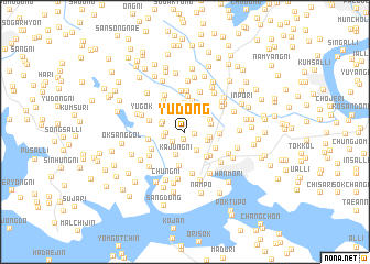 map of Yu-dong