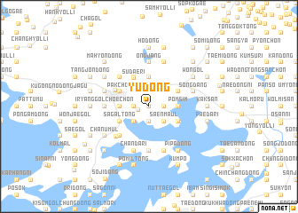 map of Yu-dong