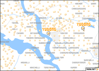 map of Yu-dong