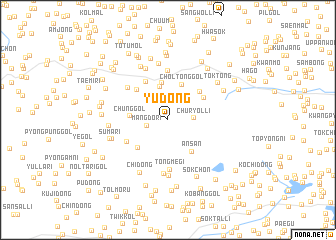 map of Yu-dong