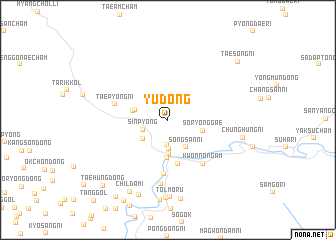 map of Yu-dong