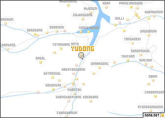 map of Yu-dong