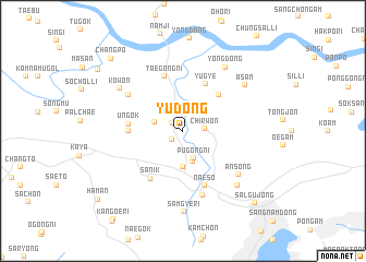 map of Yu-dong