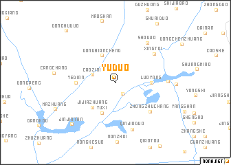 map of Yuduo