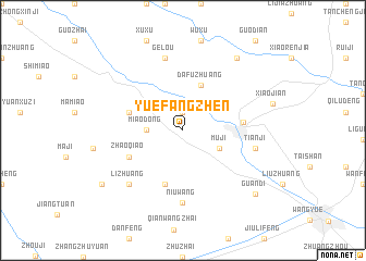 map of Yuefangzhen