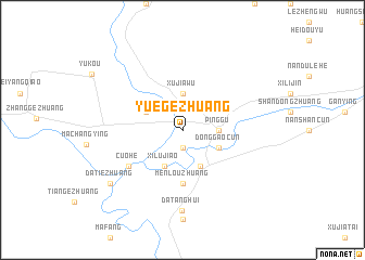 map of Yuegezhuang