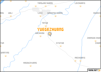 map of Yuegezhuang