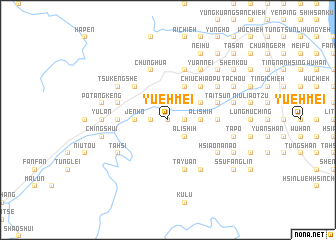 map of Yüeh-mei